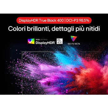Colori brillanti e dettagli più nitidi Monitor Gaming 32GS95UV-B