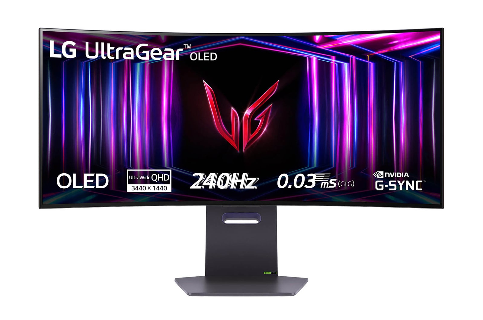 Vista frontale Monitor Gaming 34GS95QE-B