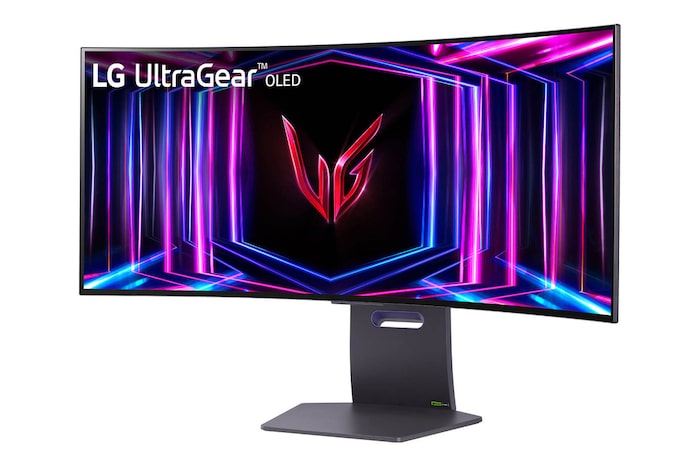 Vista di lato Monitor Gaming 34GS95QE-B