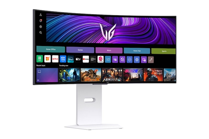 Vista di lato Monitor Gaming 34GX90SA-W