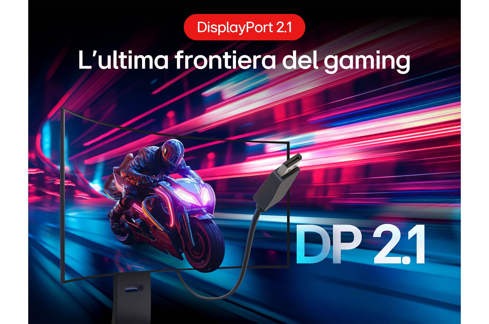 Display Port 2.1 Monitor Gaming 45GX950A-B