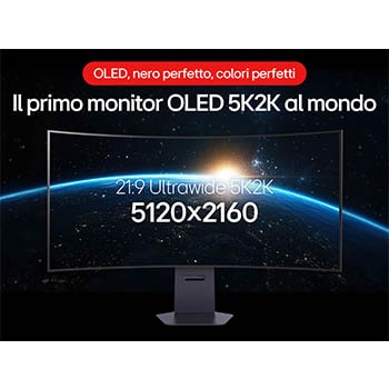 Il primo monitor OLED 5K2K al mondo Monitor Gaming 45GX950A-B
