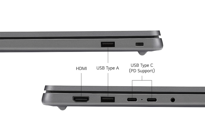 Foto attacchi USB notebook gram book 15.6" 15U50T-G.AA56D