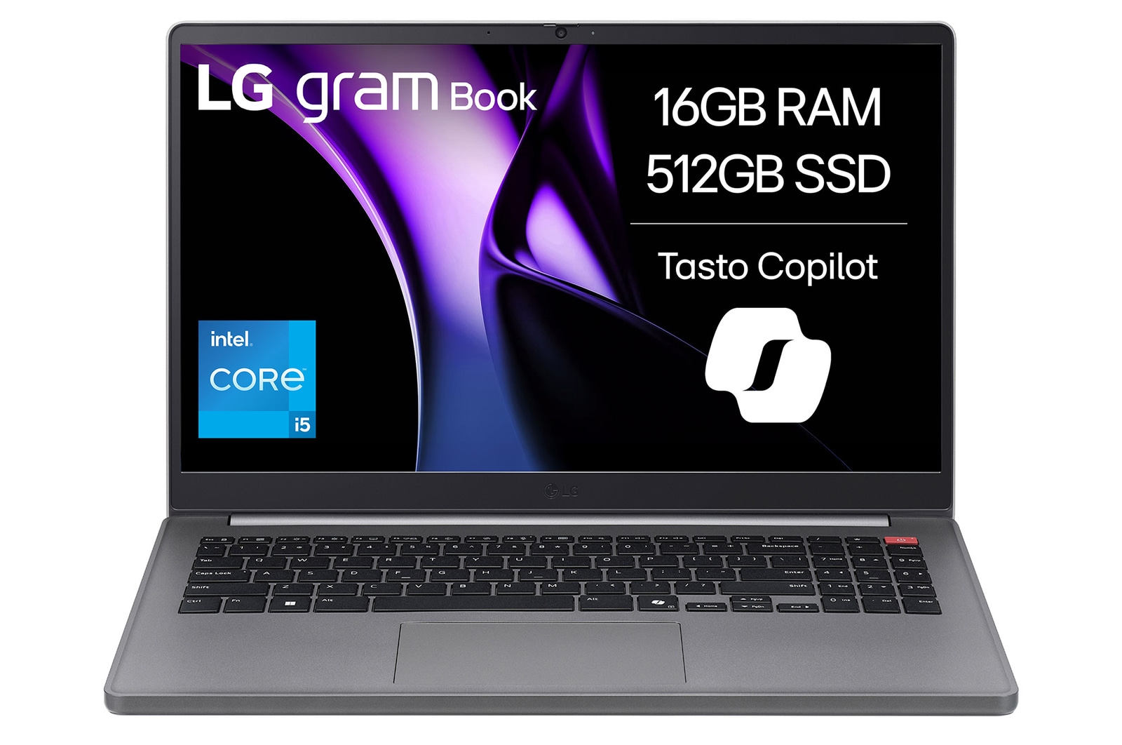 Foto frontale notebook gram book 15.6" 15U50T-G.AA56D