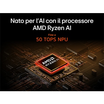 AI con processore AMD Ryzen AI notebook 15Z80T-G.AU75D
