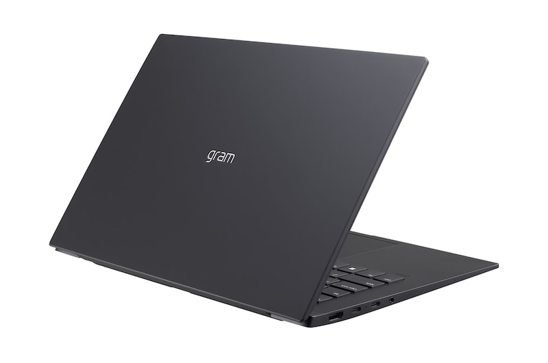 Vista posteriore, -30 gradi, e cover aperta a metÃ 