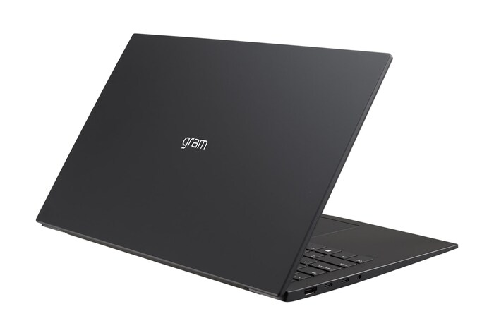 Vista posteriore, -30 gradi, e cover aperta a metÃ 