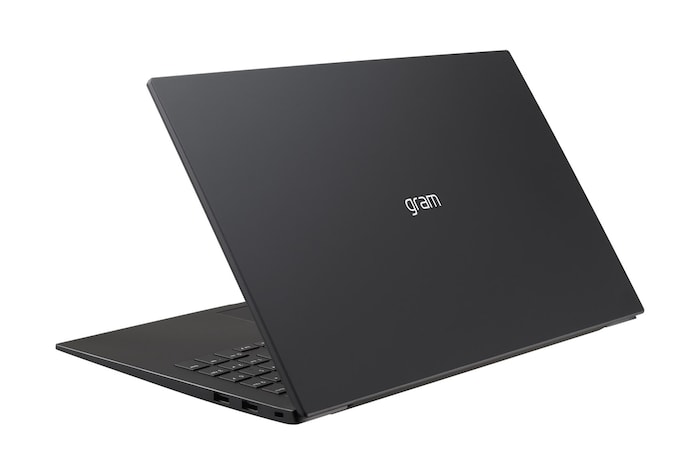 Vista posteriore, +30 gradi, e cover aperta a metÃ 