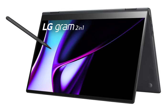 Vista laterale a -30 gradi in modalità Tent