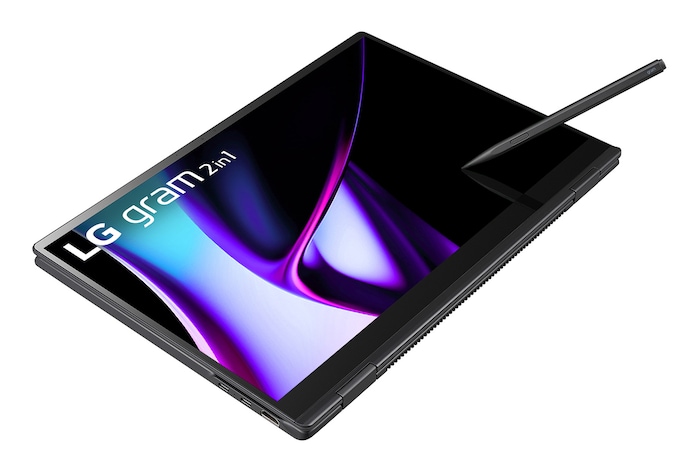 Vista della rotazione a +30 gradi della modalità Tablet