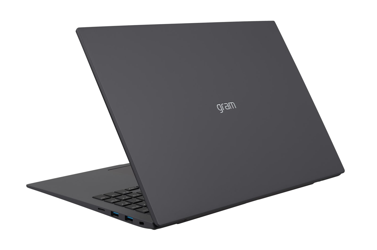 +30 degree rear view and cover half open