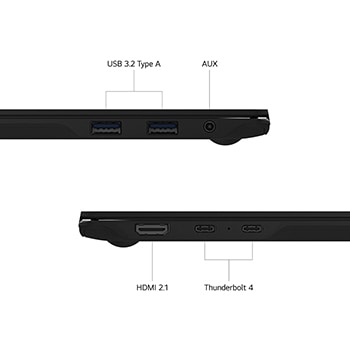 Porte USB notebook Gram Pro 16Z90TP-K.AA78D