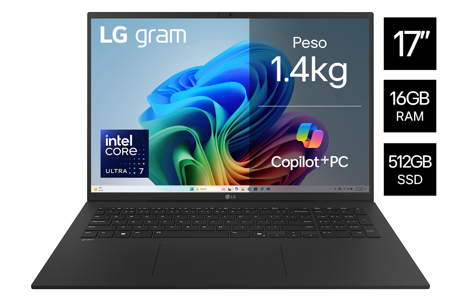 Foto notebook gram 17Z90TL-G.AU75D