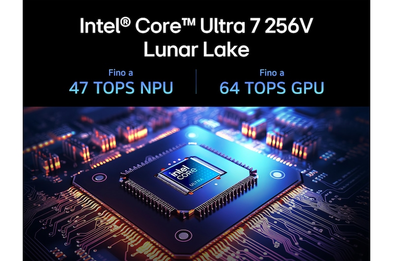Intel Core Ultra 7 258V Lunar Lake notebook gram 17Z90TL-G.AU75D
