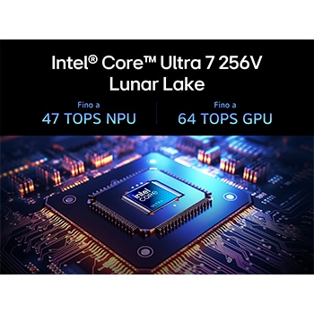 Intel Core Ultra 7 258V Lunar Lake notebook gram 17Z90TL-G.AU75D