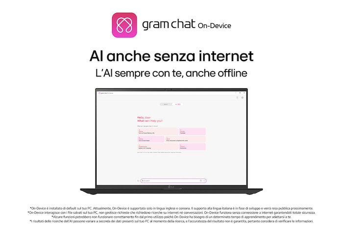 AI anche senza internet