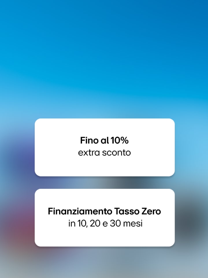 Fino al 10% per un'estate freschissima