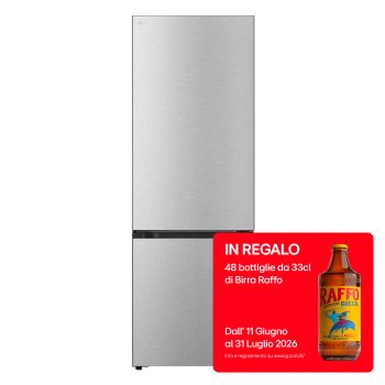 Vista frontale di Frigorifero combinato Fit & Max 70cm| Classe C, 465L | AI Fresh, Wi-Fi, Metal Fresh, Door Cooling, Total No Frost| Metal Sorbet GBBW726CMB