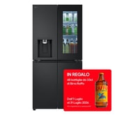 Frigorifero Multidoor Slim InstaView | Classe E, 508L | Wi-Fi, Dispenser UVnano con allaccio, Metal Fresh, No frost | Nero