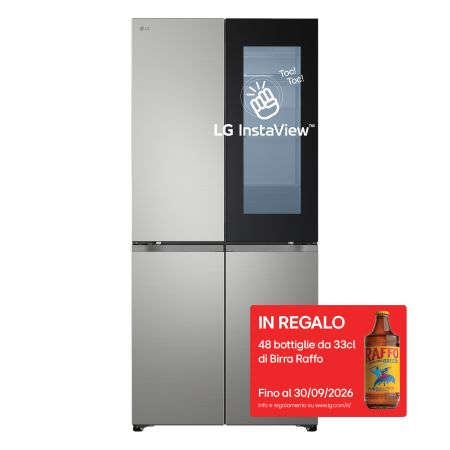Frigorifero Multidoor Slim Instaview | Classe E, 580L | Wi-Fi, Total No frost | Prime Silver - GMVS30SEPY