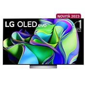 LG TV OLED evo | Serie C3 55'' | 4K, α9 Gen6, Dolby Vision, 40W, 4 HDMI con VRR, G-Sync, Wi-Fi 5, Smart TV WebOS 23, OLED55C34LA