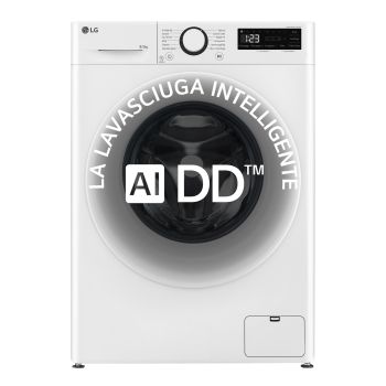 Foto frontale della lavasciuga LG D2R3S08AIDD