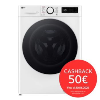 Foto frontale della lavasciuga LG D4R5010TSWS