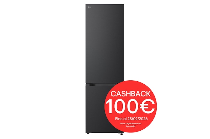 vista frontale frigorifero LG gbbs726cev con bollo cashback