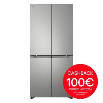 Vista frontale di Frigorifero Multidoor Slim | Classe E, 580L | Wi-Fi, Total No frost | Grigio GMBS30SEPY