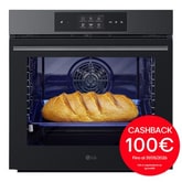 Forno a vapore InstaView | 76L Classe A++ | Blue EasyClean, Air Fry, Air Sous Vide, Pizza 300°C, Display 4,3", Wi-Fi | Nero