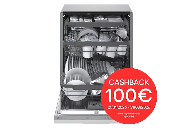 Foto frontale lavastoviglie DB375TXSW con cashback