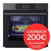 Forno a vapore InstaView | 76L Classe A++ | Blue EasyClean, Air Fry, Air Sous Vide, Pizza 300°C, Display 4,3", Wi-Fi | Nero