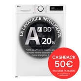 Lavatrice 13kg AI DD™ | Serie R3 Classe A-20% | 1400 giri, Lavaggio a vapore, Allergy Care, Inverter Direct Drive | White