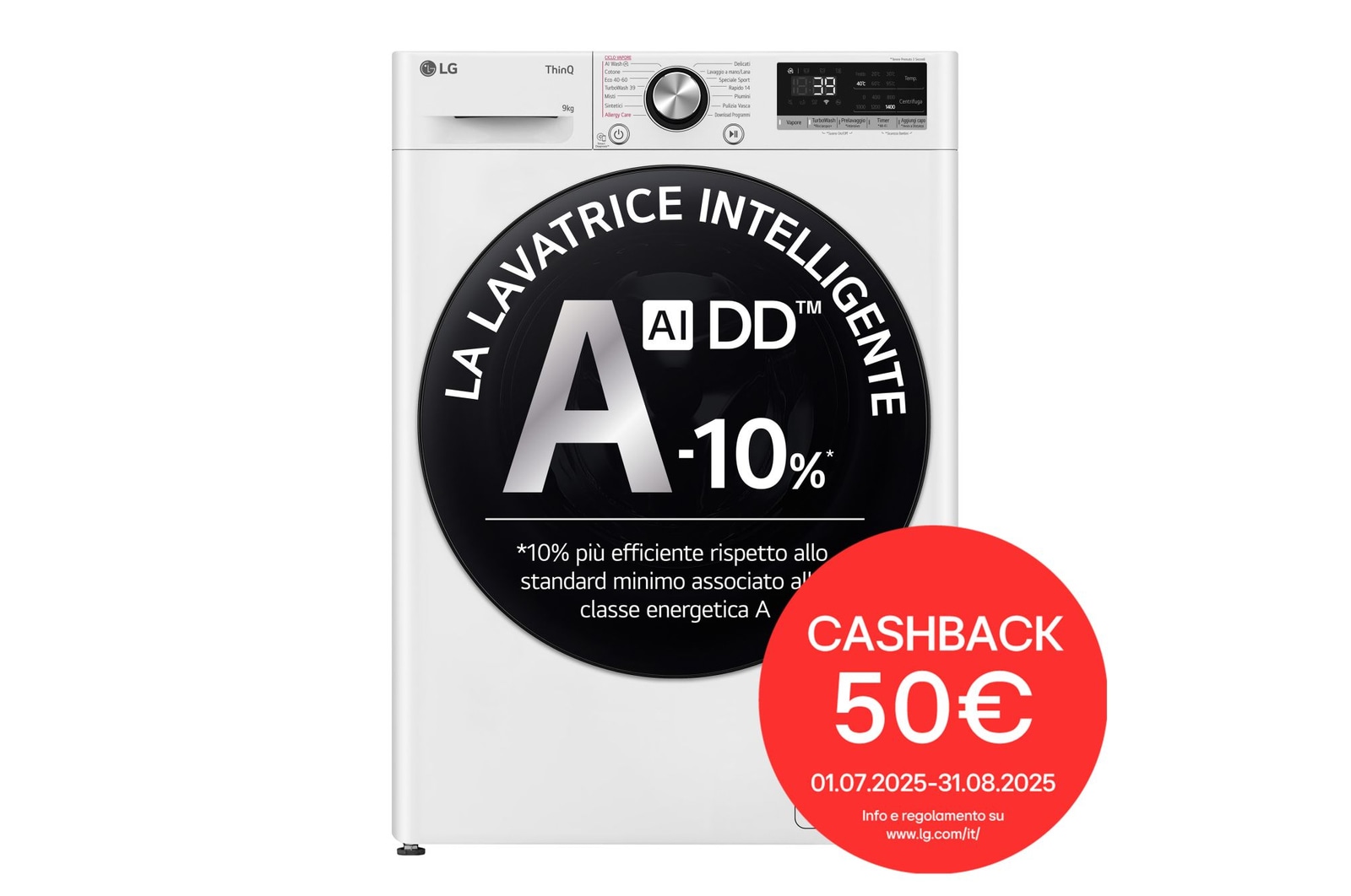 Foto lavatrice intelligente AIDD F4R7009TSWB