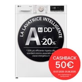 Lavatrice 13kg AI DD™ | Serie R7 Classe A-20% | 1400 giri, TurboWash 360, Vapore su 7 programmi, Wi-Fi | White