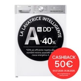Lavatrice 9kg AI DD™ | Serie R9 Classe A-40% | 1400 giri, TurboWash 360, Vapore antipiega, Wi-Fi | White