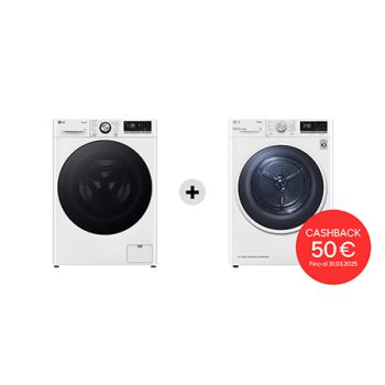 Lavatrice e asciugatrice Cashback