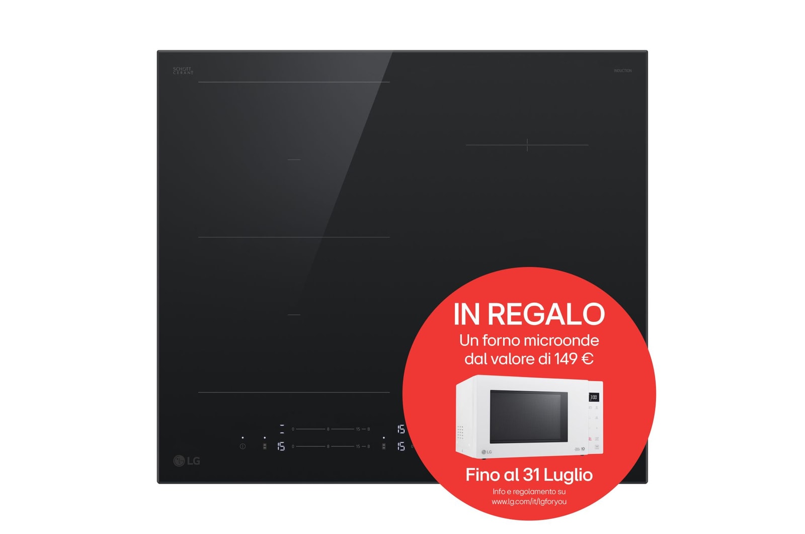 Piano cottura CBIZ2435B con cashback