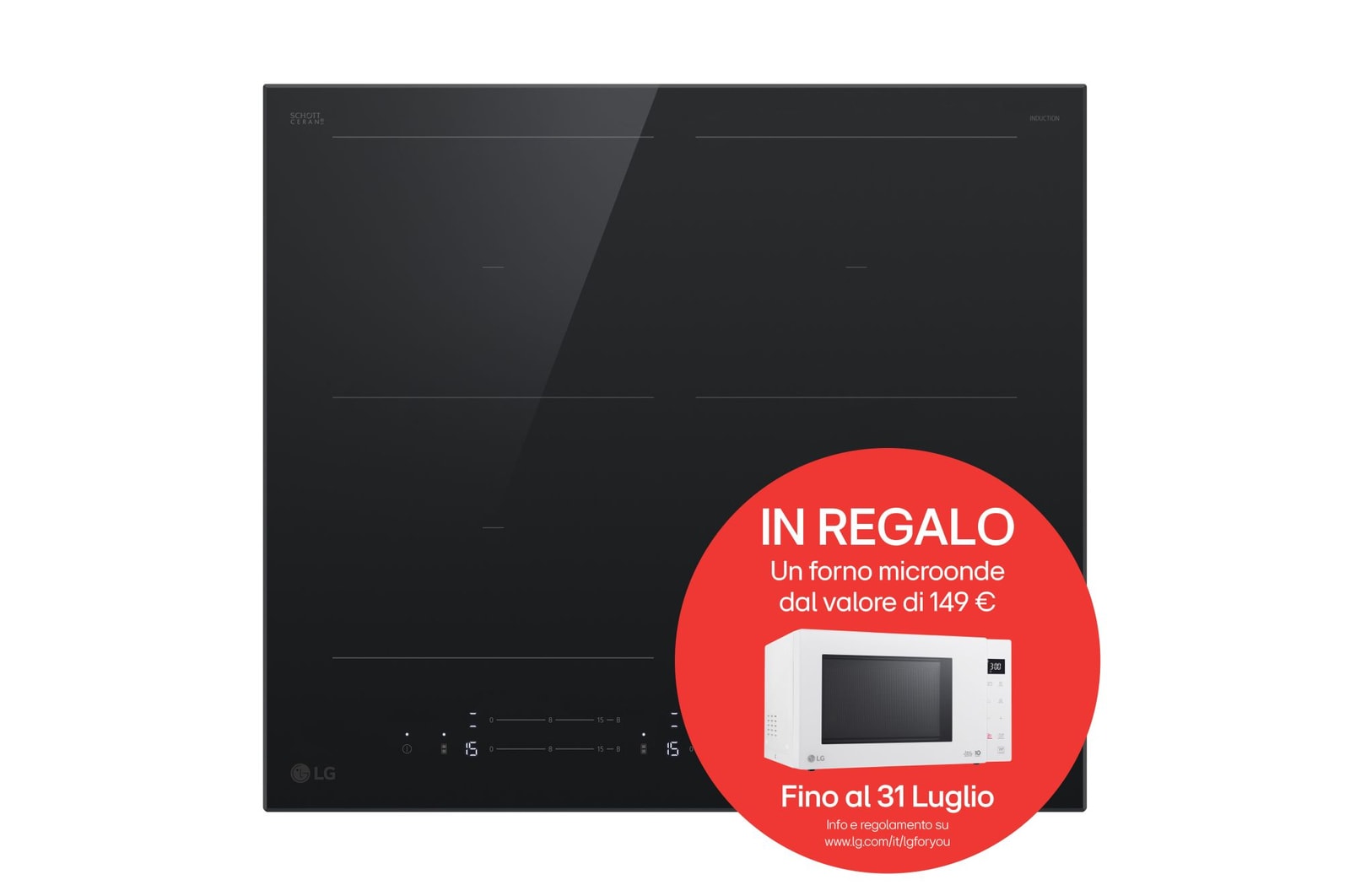 Piano cottura CBIZ2437B con cashback