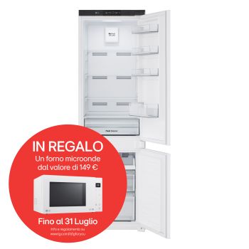 Vista frontale del frigo da incasso GTFN256SER 233L Total no Frost