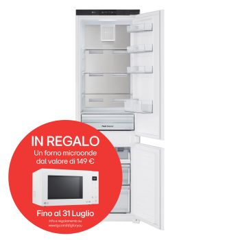 Vista frontale del frigo da incasso GTFN256SET 233L Total no Frost