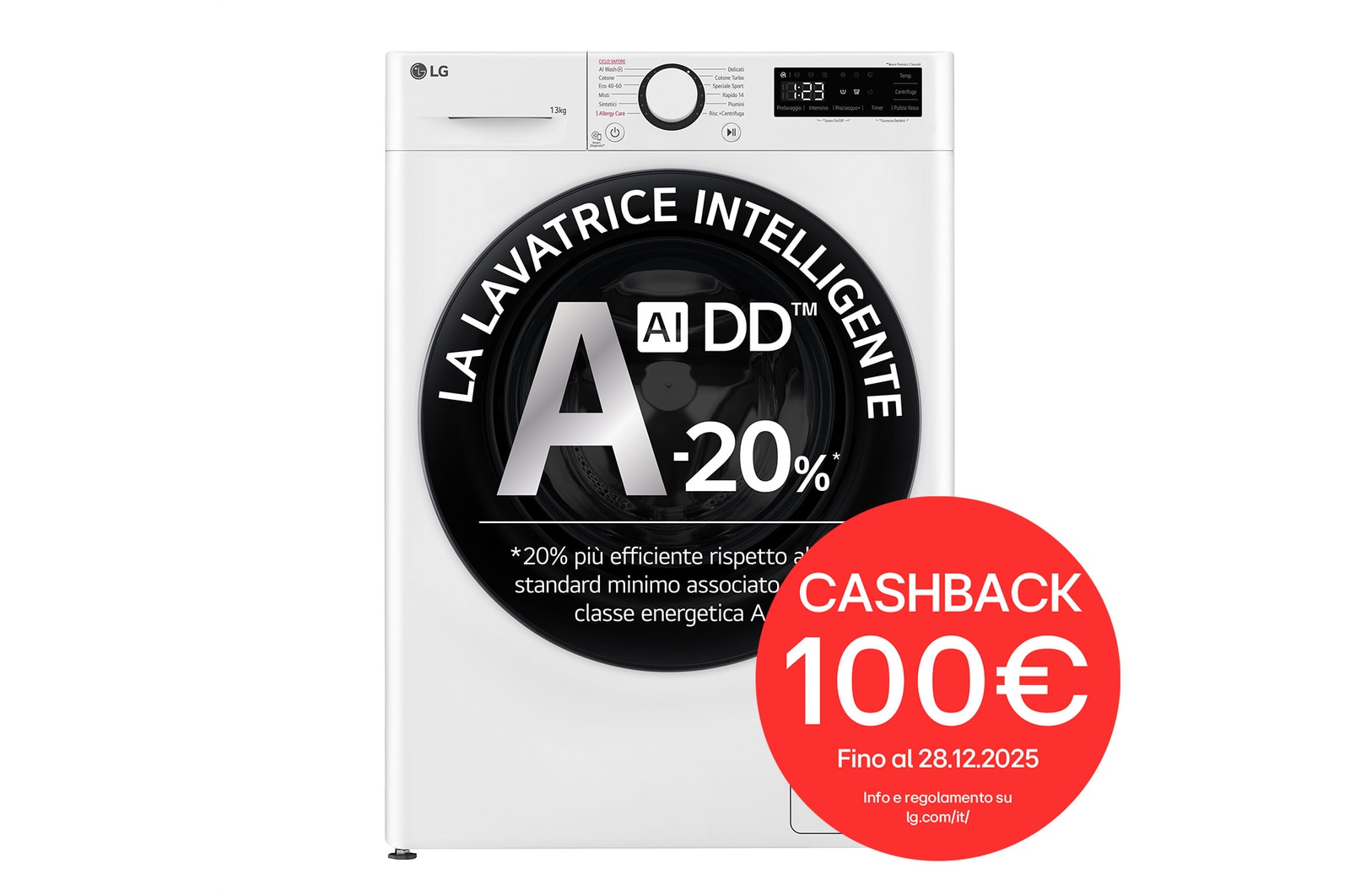 Foto frontale lavatrice F4R3013NSWB