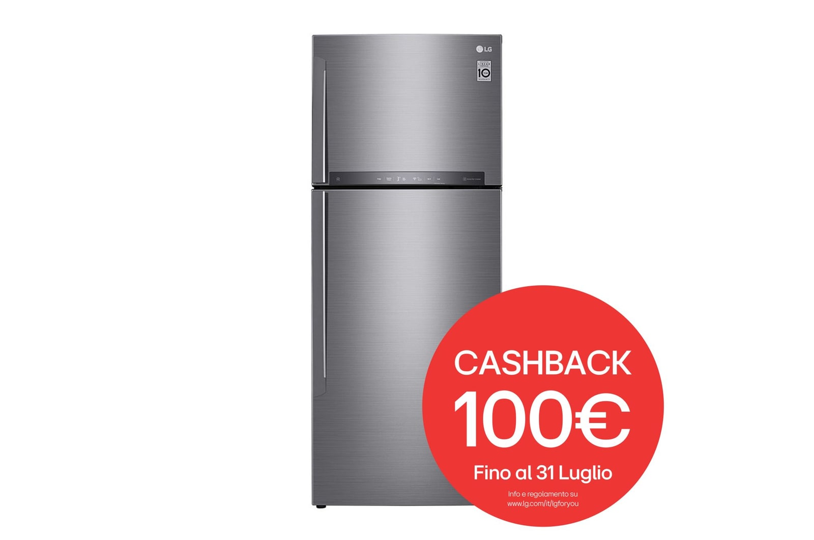 Vista frontale frigorifero doppia porta GTB574PZHZD