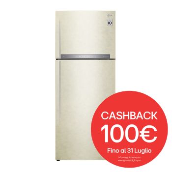 Vista frontale frigorifero doppia porta GTB574SEHZD