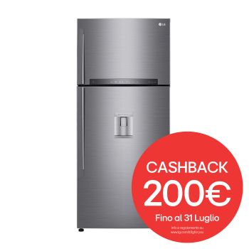 Foto frontale del frigorifero LG GTF744PZPED
