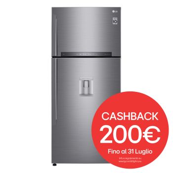 Vista frontale frigorifero doppia porta GTF744PZPZD