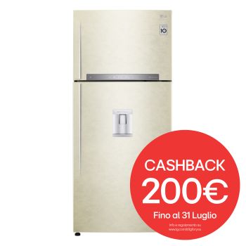 Vista frontale frigorifero doppia porta GTF744SEPZD