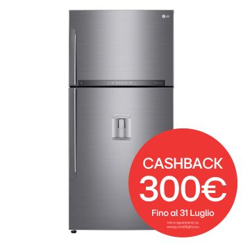 Foto frontale del frigorifero LG GTF916PZPED