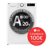 Lavatrice 13kg AI DD™ | Serie R3 Classe A-20% | 1400 giri, Lavaggio a vapore, Allergy Care, Inverter Direct Drive | White