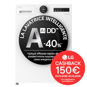 Immagine frontale della lavatrice NEXT AI DD serie X7 9kg